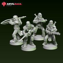 Load image into Gallery viewer, Furry Warriors War Party & Terrain (Legion) (Sci-Fi) (Anvilrage)