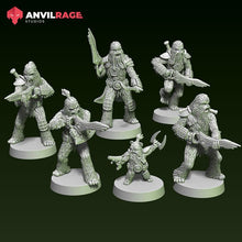 Load image into Gallery viewer, Furry Warriors War Party & Terrain (Legion) (Sci-Fi) (Anvilrage)