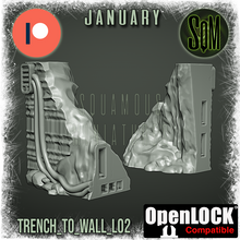 Load image into Gallery viewer, Arctic Trench Set Terrain Piece (Legion) (Sci-Fi) (DSM)