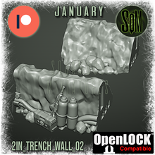 Load image into Gallery viewer, Arctic Trench Set Terrain Piece (Legion) (Sci-Fi) (DSM)