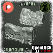 Load image into Gallery viewer, Arctic Trench Set Terrain Piece (Legion) (Sci-Fi) (DSM)