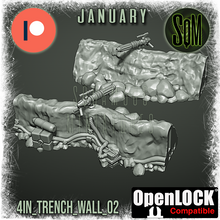 Load image into Gallery viewer, Arctic Trench Set Terrain Piece (Legion) (Sci-Fi) (DSM)