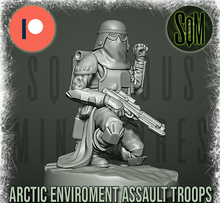 Load image into Gallery viewer, Arctic Environmental Assault Trooper Bundle - #1 (Heavy Weapons) (Legion) (Sci-Fi) (DSM)