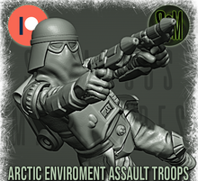 Load image into Gallery viewer, Arctic Environmental Assault Trooper Bundle - #1 (Heavy Weapons) (Legion) (Sci-Fi) (DSM)