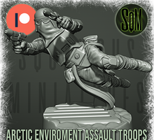 Load image into Gallery viewer, Arctic Environmental Assault Trooper Bundle - #1 (Heavy Weapons) (Legion) (Sci-Fi) (DSM)