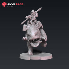 Load image into Gallery viewer, Aggressive Traders on Giant Lizard (Legion) (Sci-Fi) (Anvilrage) (Stargrave)