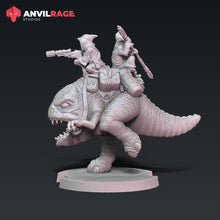 Load image into Gallery viewer, Aggressive Traders on Giant Lizard (Legion) (Sci-Fi) (Anvilrage) (Stargrave)