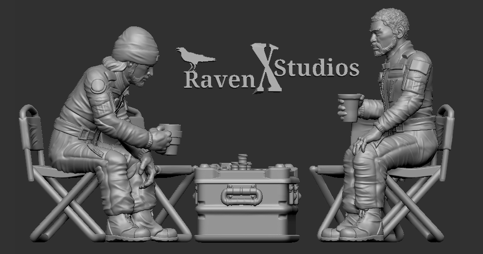 Military Support Crew Prodos Scale (SciFi) (Raven X)