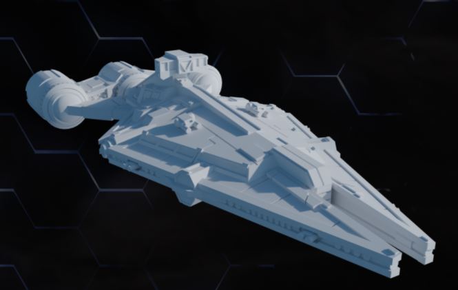 Arquitens Class Cruiser (SciFi) (Resin Engine)