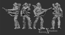 Load image into Gallery viewer, Colonial Smart Gunners Legion Scale (SciFi) (Raven X)