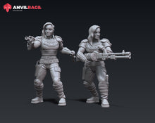 Load image into Gallery viewer, Infamous Drop Trooper turn Marshal (Legion) (Sci-Fi) (Anvilrage) (Stargrave)