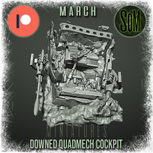 Load image into Gallery viewer, Downed Quad Leg Walker - Cockpit Terrain Piece (Legion) (Sci-Fi) (DSM)