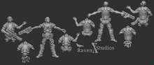 Load image into Gallery viewer, Hurt or Dead Marines Bundle - 34mm Scale (SciFi) (Raven X)