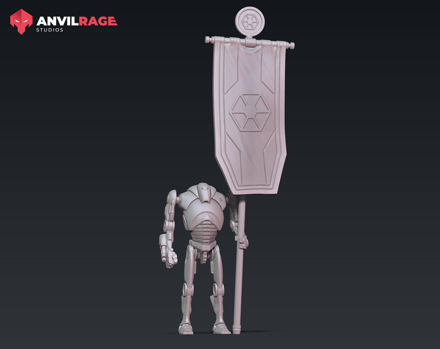 Super Droid Standard Bearer (Legion) (Sci-Fi) (Anvilrage)