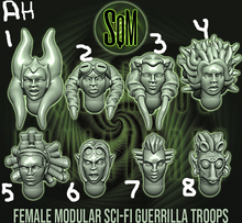 Load image into Gallery viewer, Custom Female Jungle Fighters Bundle (Sci-Fi) (DSM)