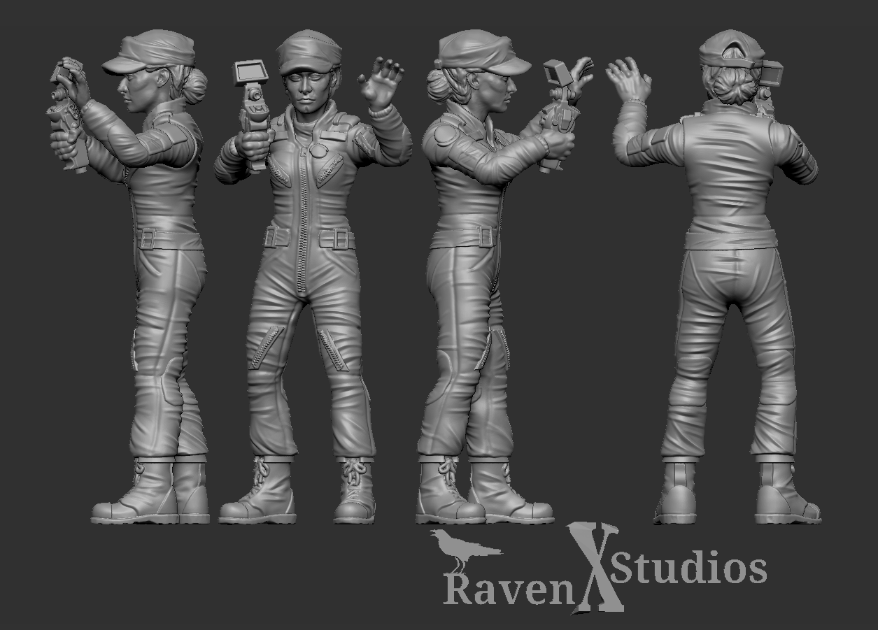 Military Support Crew Prodos Scale (SciFi) (Raven X)