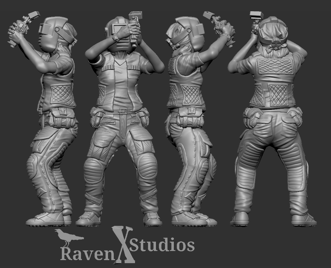 Colonists Bundle 1 Prodos Scale (SciFi) (Raven X)