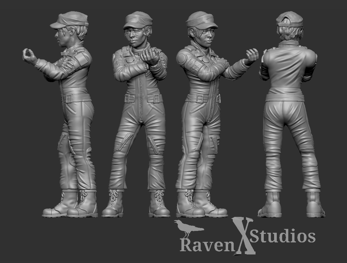 Military Support Crew Prodos Scale (SciFi) (Raven X)