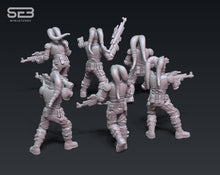 Load image into Gallery viewer, Tentacle Headed Alien Freedom Fighters - Carbineer Bundle (Legion) (Sci-Fi) (Anvilrage)