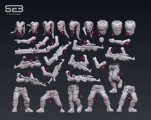 Load image into Gallery viewer, Tentacle Headed Alien Freedom Fighters - Carbineer Bundle (Legion) (Sci-Fi) (Anvilrage)