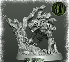 Load image into Gallery viewer, Hell Hounds (DandD) (Sci-Fi) (DSM) (Stargrave)