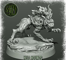 Load image into Gallery viewer, Hell Hounds (DandD) (Sci-Fi) (DSM) (Stargrave)
