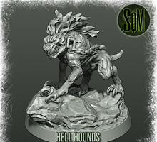 Load image into Gallery viewer, Hell Hounds (DandD) (Sci-Fi) (DSM) (Stargrave)