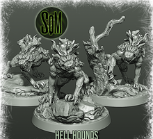 Load image into Gallery viewer, Hell Hounds (DandD) (Sci-Fi) (DSM) (Stargrave)