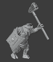 Load image into Gallery viewer, Eastern Troll Long Hammer & Shield Walking (Kolbehs) (SciFi) (DandD)