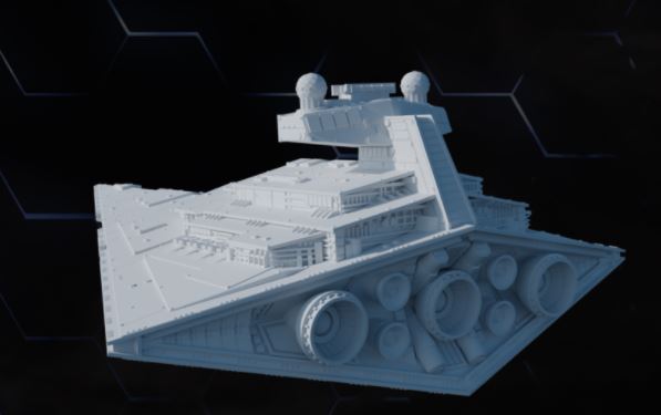 Imperial Class SD - V2 (SciFi) (Resin Engine)