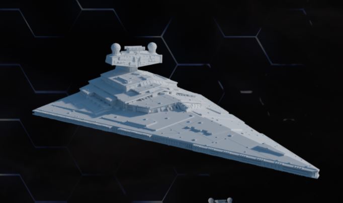 Imperial Class SD - V2 (SciFi) (Resin Engine)