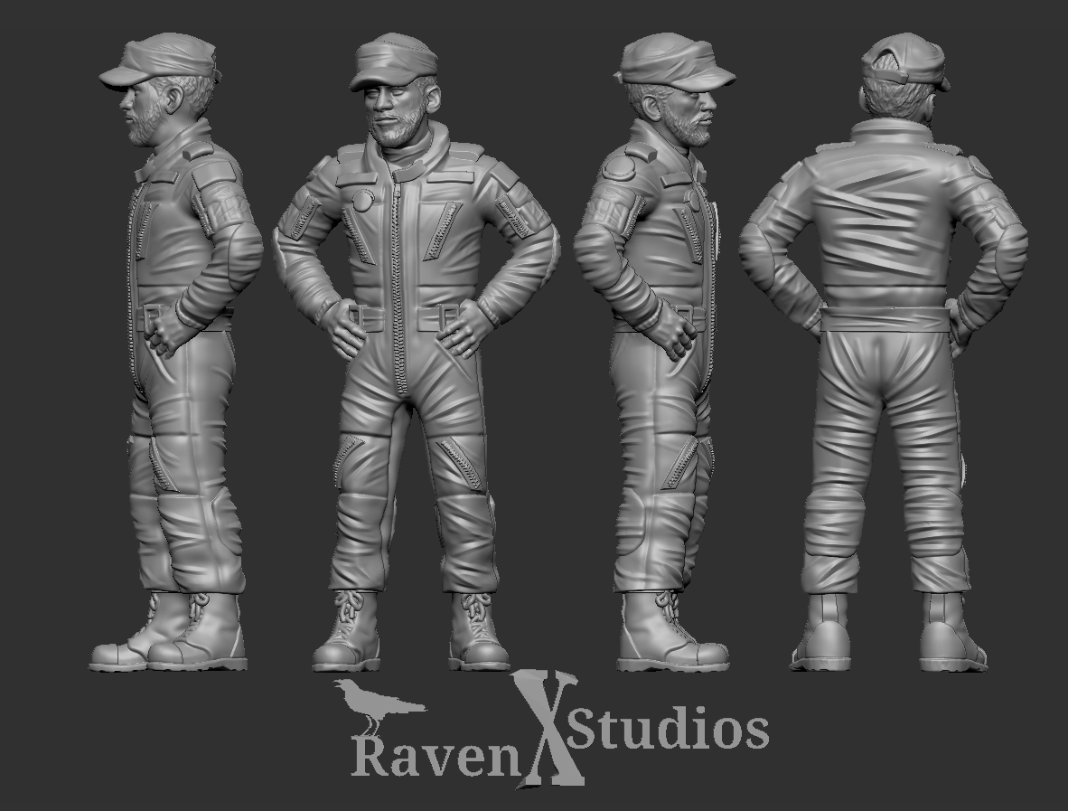 Military Support Crew Prodos Scale (SciFi) (Raven X)