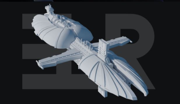 CIS Munificent Class Frigate (SciFi) (Resin Engine)