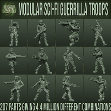 Load image into Gallery viewer, Modular Sci-Fi Warrior Bundle (Legion) (Sci-Fi) (Squamous)