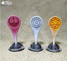 Load image into Gallery viewer, Objective Marker - Core Faction Choices (Legion) (Pocket Dimension Studios) (SciFi)