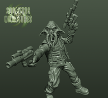 Load image into Gallery viewer, OCTO the Mercenary (stargrave) (Sci-Fi) (Squamous)