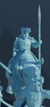 Load image into Gallery viewer, Bull Rider with Long Pike - at attention (Kolbehs) (SciFi) (DandD)