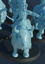 Load image into Gallery viewer, Bull Rider with Sword - drawn & pointing (Kolbehs) (SciFi) (DandD)