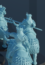 Load image into Gallery viewer, Bull Rider with Spear ready to charge (Kolbehs) (SciFi) (DandD)