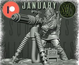 Trench Fighters Heavy Tri-pod Cannon 2 Pack (Legion) (Sci-Fi) (Squamous)
