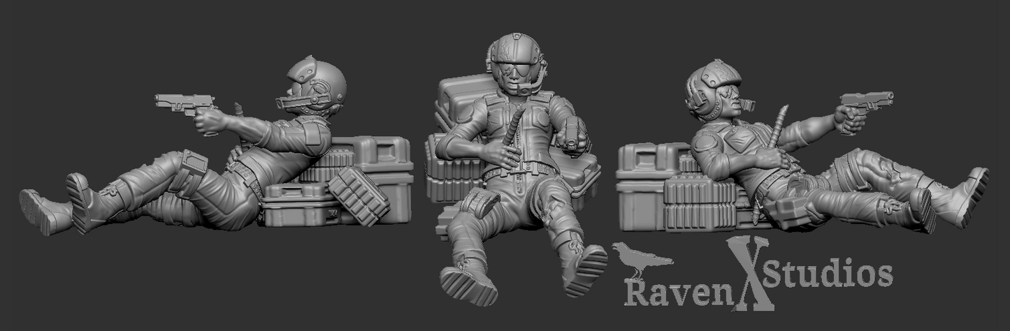 Female Pilot Bundle - Prodos Scale (SciFi) (Raven X)