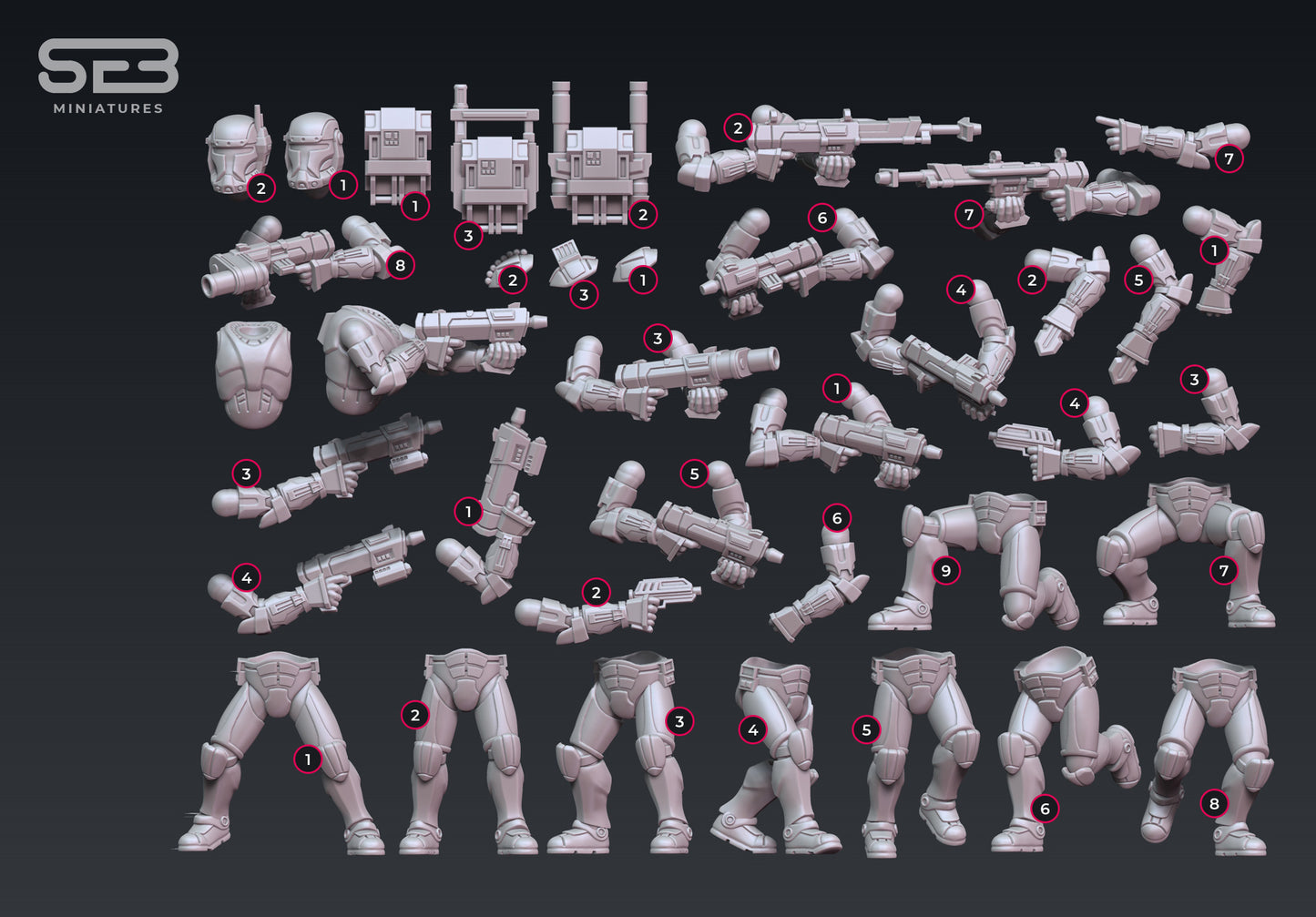 Replicator Commando Bundle (Legion) (Sci-Fi) (Anvilrage)