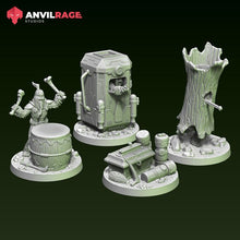 Load image into Gallery viewer, Furry Warrior World Terrain (Legion) (Sci-Fi) (Anvilrage) (Stargrave)
