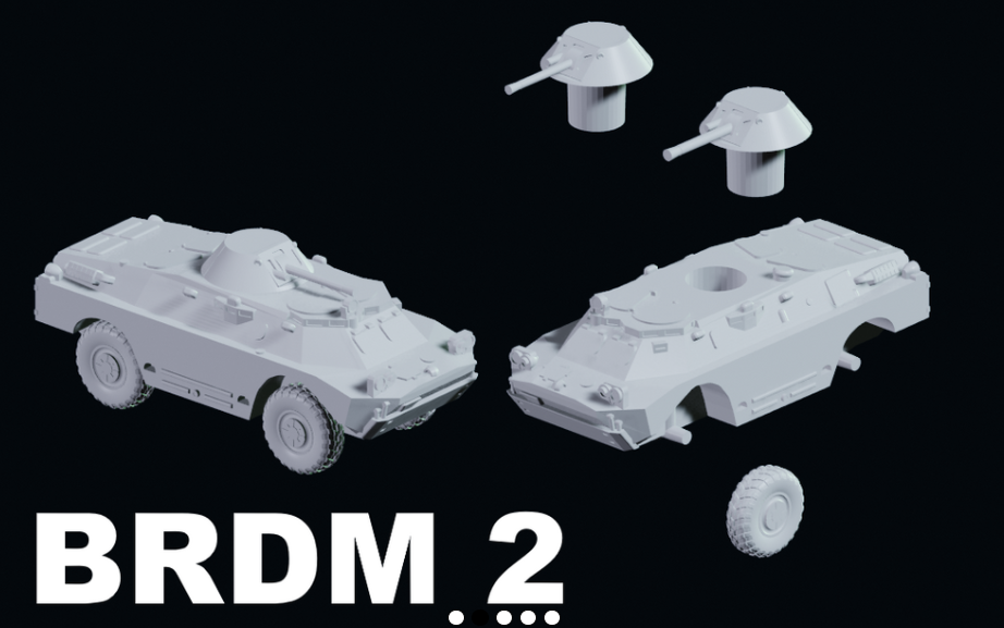 Modern Warfare BRDM-2 Series Vehicles - 5 pack (Jason Miller Design) (1/100)