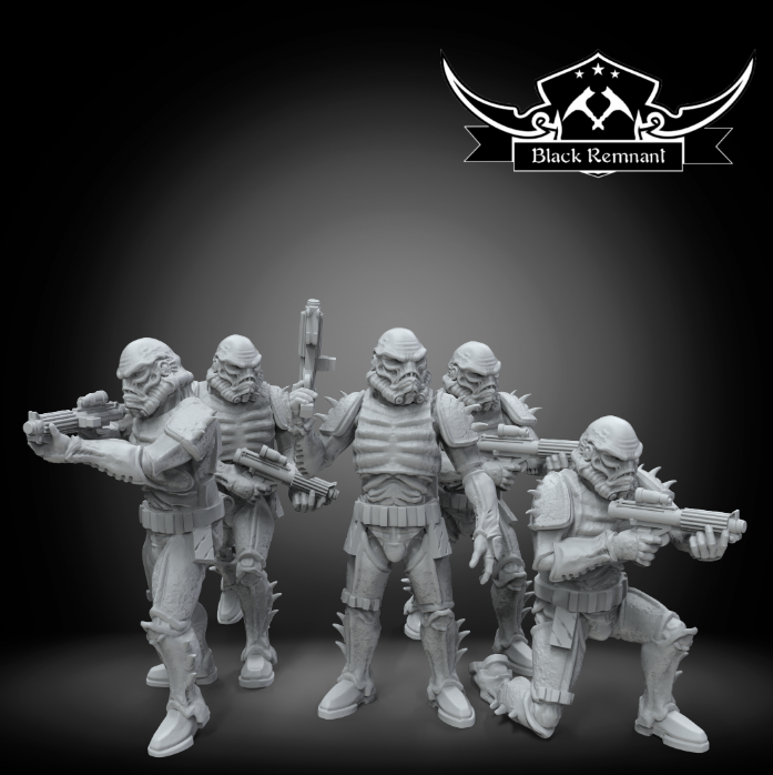 Horror Trooper Squad (Legion) (Sci-Fi) (Black Remnant)