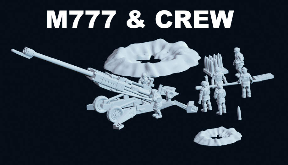 Modern Warfare M777 & Crew - 2 pack (Jason Miller Design) (1/100)