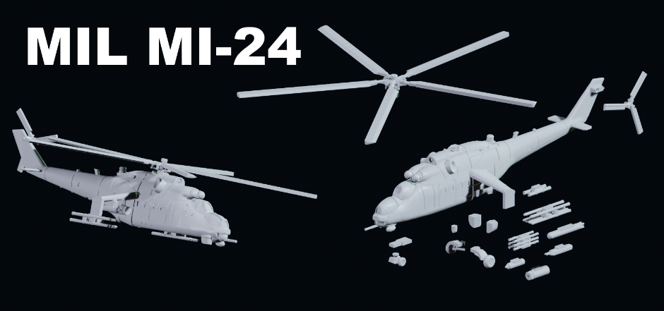 Modern Warfare MIL MI 24 Assault Helicopter - 2 pack (Jason Miller Des ...