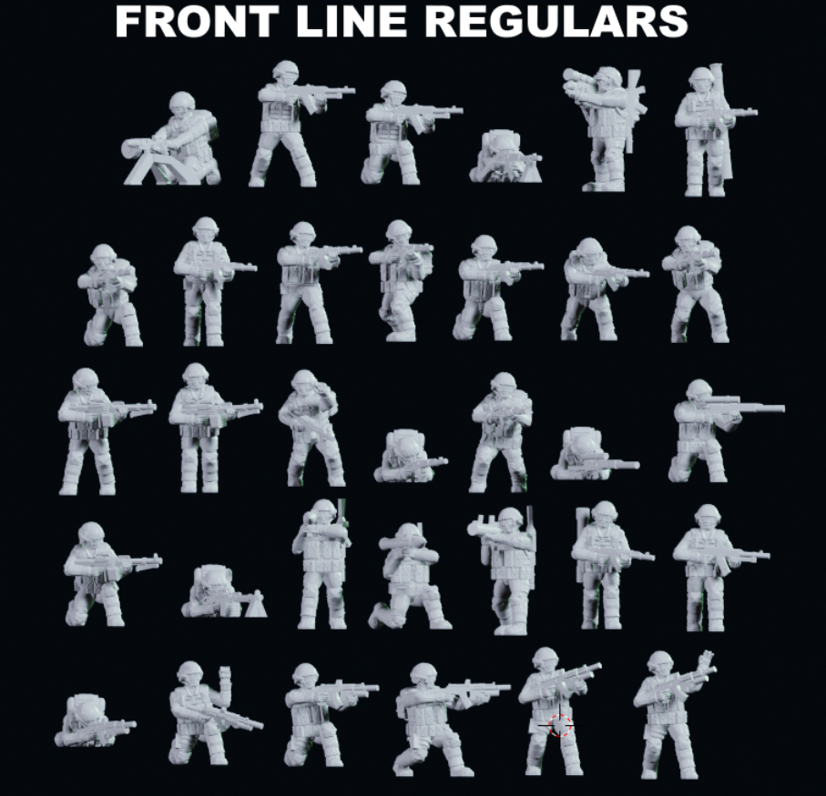 Modern Warfare Russian Frontline Regs Bundle 1 (Jason Miller Design) (1/100)
