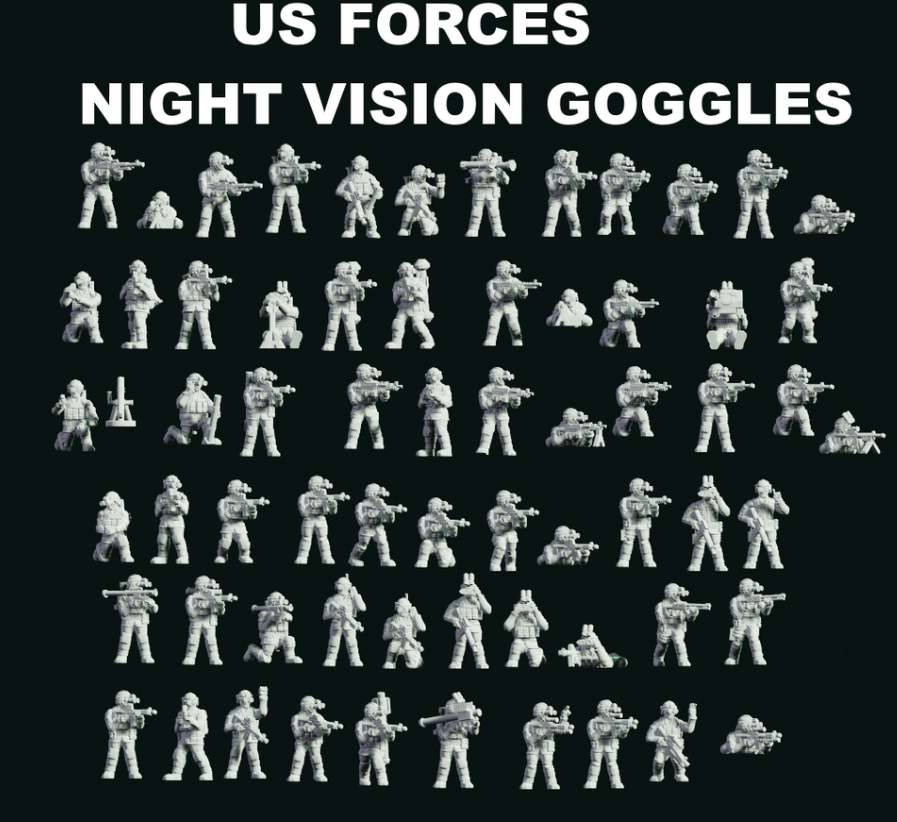 Modern Warfare US Forces Bundle - Night Vision Goggles (Jason Miller Design) (1/100)
