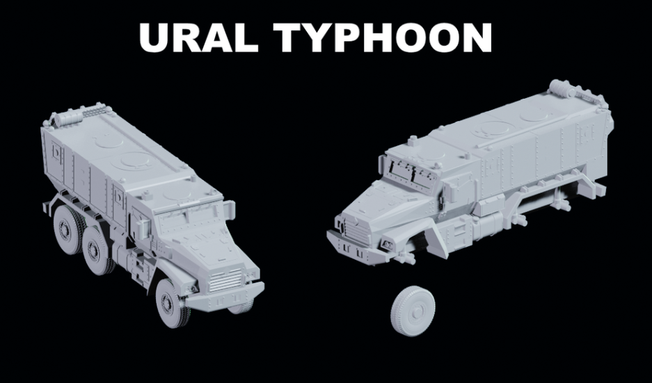 Modern Warfare Ural Typhoon - 3 pack (Jason Miller Design) (1/100)